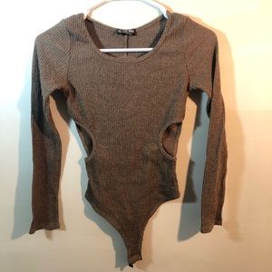 Fashion Nova Brown BodySuit
